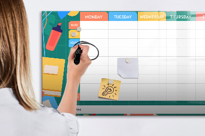Magnetic writing board Lesson Plan