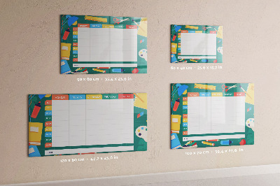 Magnetic writing board Lesson Plan