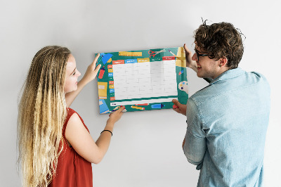 Magnetic board for writing Lesson Plan