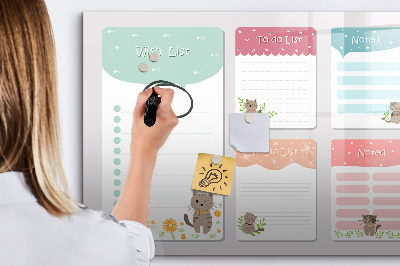 Magnetic writing board Wish List