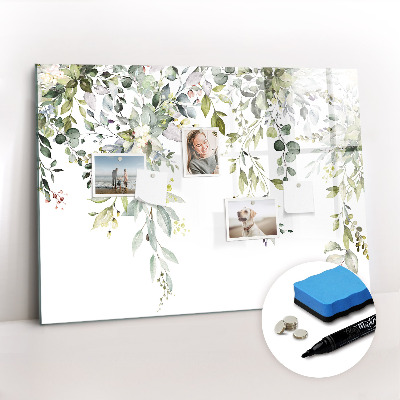 Magnetic erase board Blooming nature