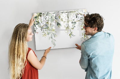 Magnetic erase board Blooming nature