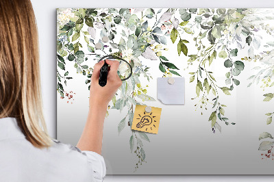 Magnetic erase board Blooming nature