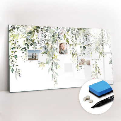 Magnetic erase board Blooming nature