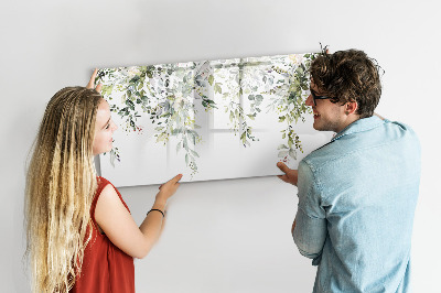 Magnetic erase board Blooming nature