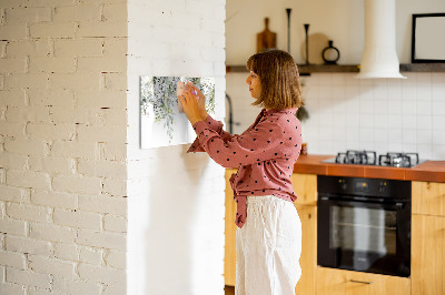 Magnetic erase board Blooming nature