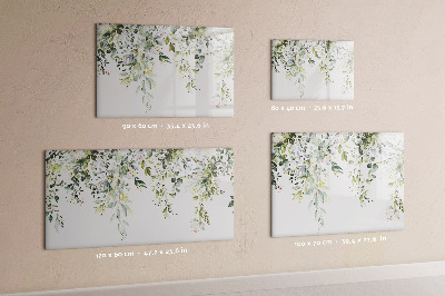 Magnetic erase board Blooming nature