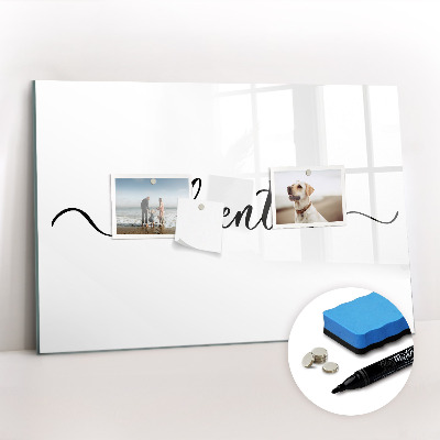 Magnetic board for drawing Inscription adventure