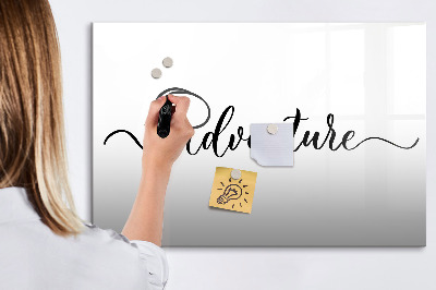 Magnetic writing board Adventure inscription