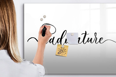Magnetic writing board Adventure inscription
