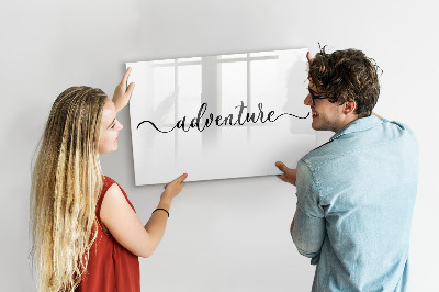Magnetic writing board Adventure inscription