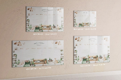 Magnetic erase board Cozy Home Planner