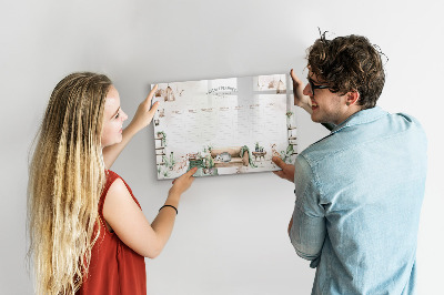 Magnetic erase board Cozy Home Planner
