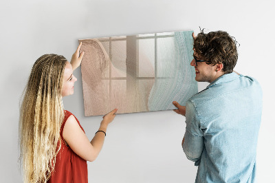 Magnetic board for writing Wave abstraction
