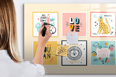 Magnetic erase board Motivational slogans