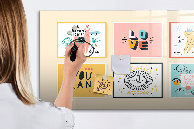 Magnetic erase board Motivational slogans