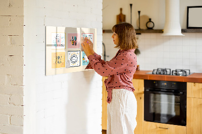 Magnetic board for drawing Motivational slogans