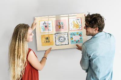 Magnetic erase board Motivational slogans