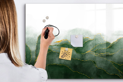 Magnetic writing board Abstraction leaves