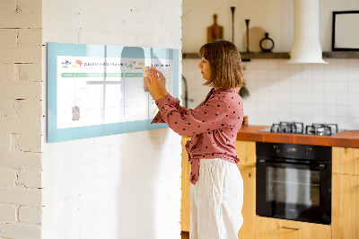 Magnetic erase board Meal planner
