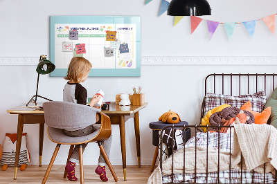 Magnetic erase board Meal planner