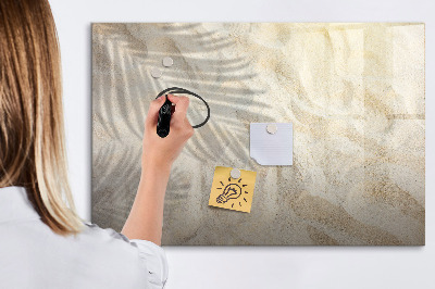 Magnetic board for drawing Palm tree shadow sand