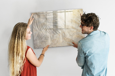 Magnetic board for drawing Palm tree shadow sand