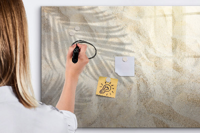 Magnetic board for drawing Palm tree shadow sand