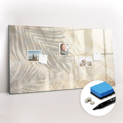 Magnetic board for drawing Palm tree shadow sand