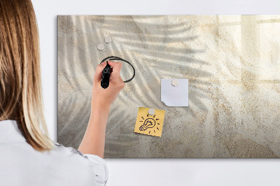 Magnetic board for drawing Palm tree shadow sand