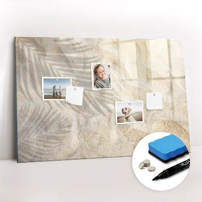 Magnetic board for drawing Palm tree shadow sand