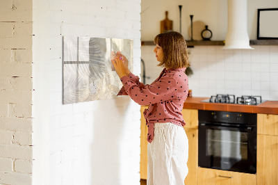 Magnetic board for drawing Palm tree shadow sand