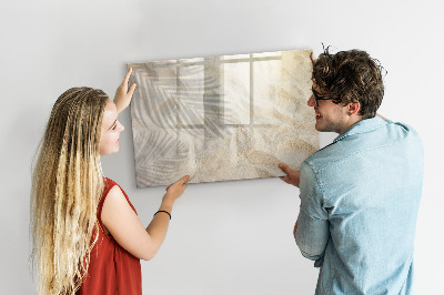 Magnetic board for drawing Palm tree shadow sand
