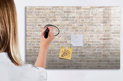 Magnetic board for drawing Brick wall