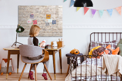 Magnetic board for drawing Brick wall