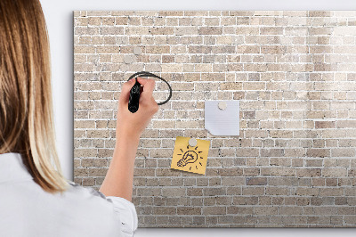 Magnetic board for drawing Brick wall