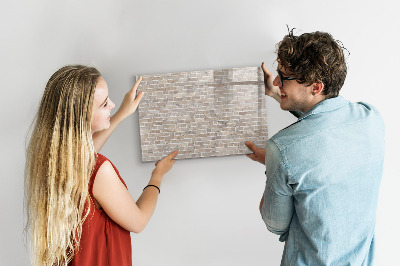 Magnetic board for drawing Brick wall