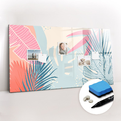 Magnetic board for drawing Pastel leaves