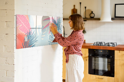 Magnetic board for drawing Pastel leaves
