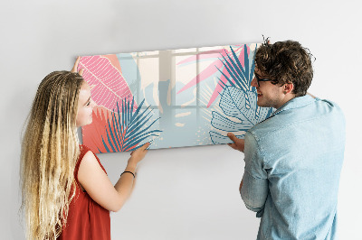 Magnetic board for drawing Pastel leaves