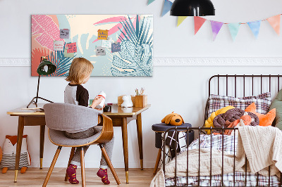Magnetic board for drawing Pastel leaves