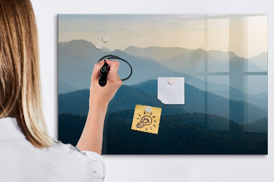 Magnetic writing board Landscape abstract