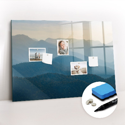 Magnetic writing board Landscape abstract