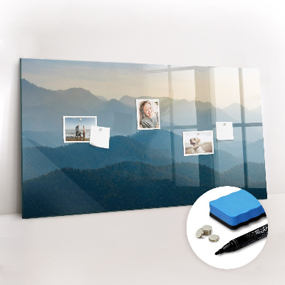 Magnetic writing board Landscape abstract