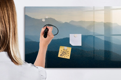 Magnetic writing board Landscape abstract