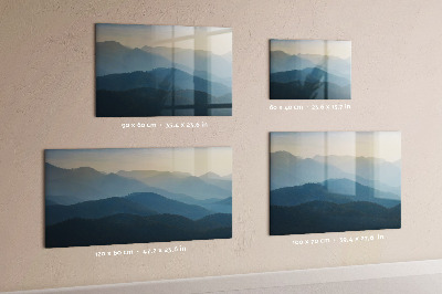 Magnetic writing board Landscape abstract