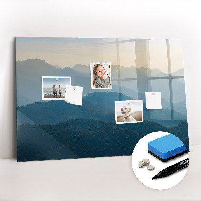 Magnetic writing board Landscape abstract