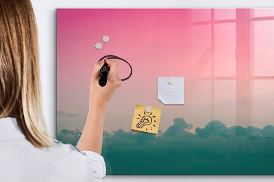 Magnetic board with marker Gradient sky