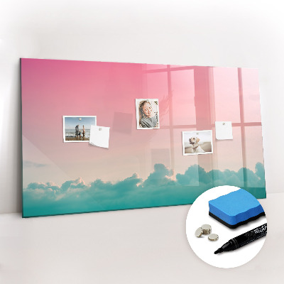 Magnetic board with marker Gradient sky
