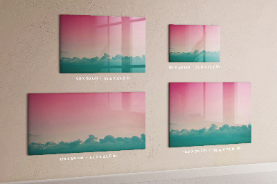 Magnetic board with marker Gradient sky